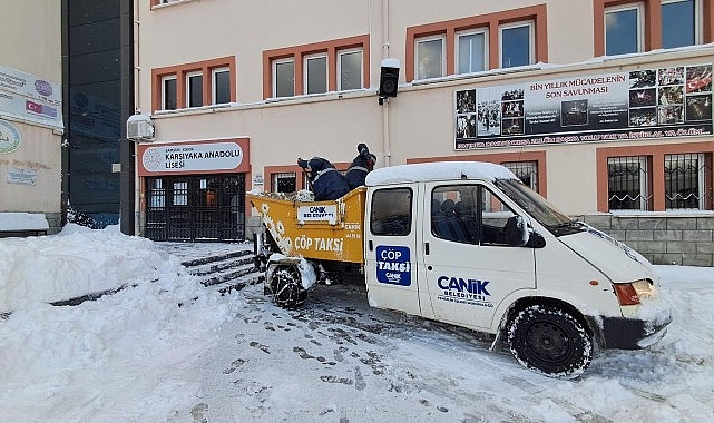 Canik’te Karla Mücadelede Sınav Seferberliği