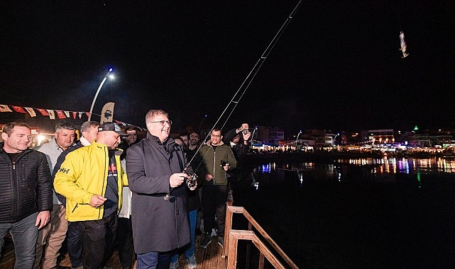 Mordoğan’da balık avı heyecanı