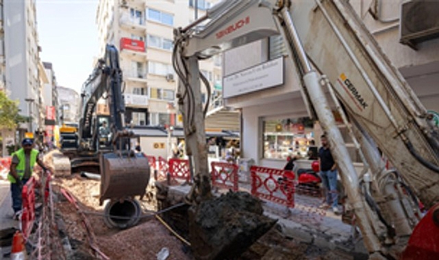 Alsancak’ta yağmur suları artık doğrudan denize ulaşacak