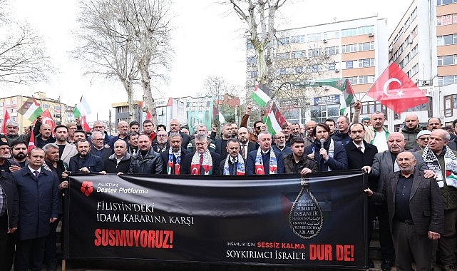 Başkan Büyükakın’dan Filistin’e destek