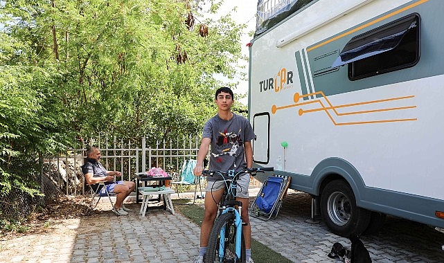 Konyaaltı Karavan Park’ta bayram yoğunluğu