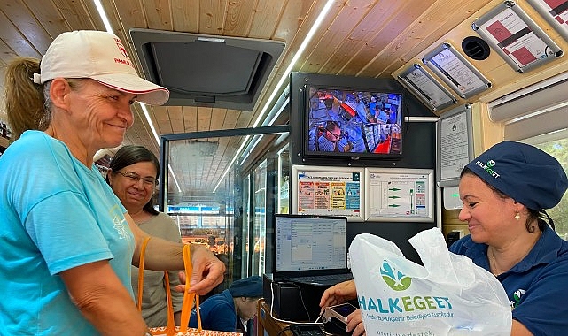 Atça’da Mobil Halk Ege Et’e Yoğun İlgi