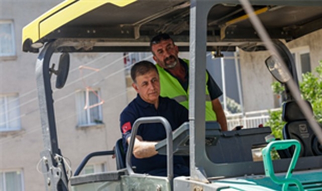 İzmir’in yollarında yoğun çalışma