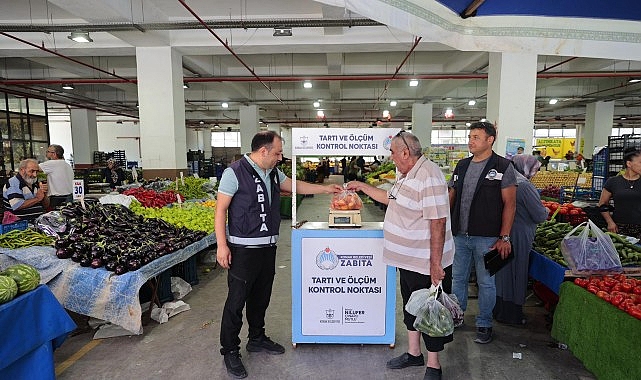 Konak’ın pazar yerlerinde güvenli alışveriş